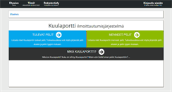 Desktop Screenshot of kuulaportti.fi